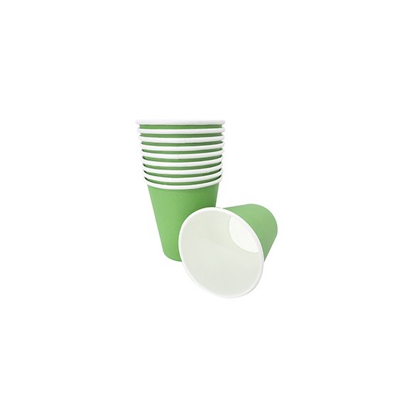 Vaso Polipapel Verde x10