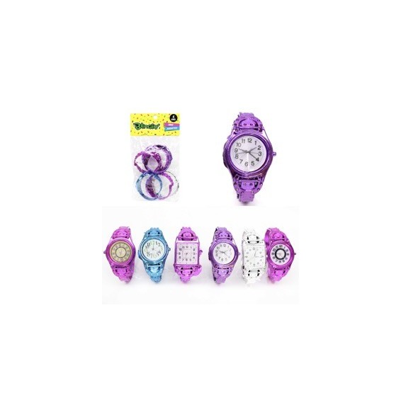 Pulsera Metal Reloj X 6