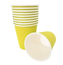 Vaso Polipapel Amarillo x10