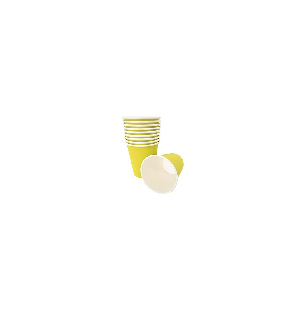 Vaso Polipapel Amarillo x10