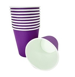 Vaso Polipapel Morado x10