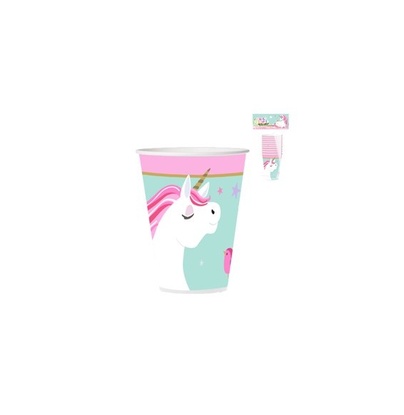 Vasos Unicornio X 6