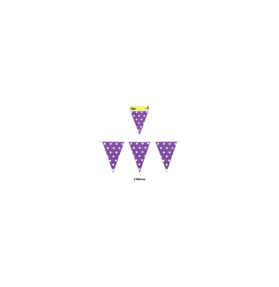 Banner Polka Morado