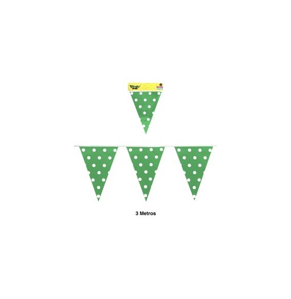 Banner Polka Verde