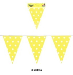 Banner Polka Amarillo