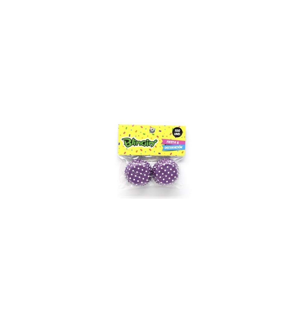 Capsula 7¨ Polka Morada X 100