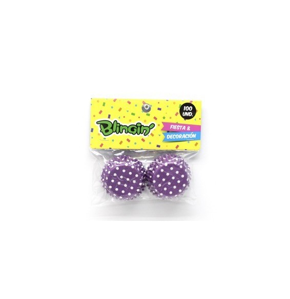 Capsula 7¨ Polka Morada X 100