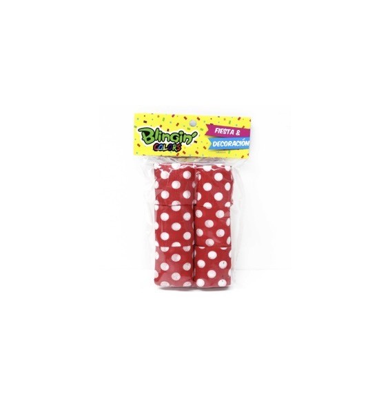 Feston Polka Rojo X 6 5 X 10 Mt C/U