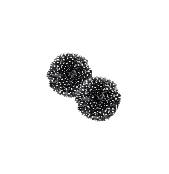 Fluffy Polka 25 Cms X 2 Und Negro