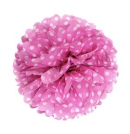 Fluffy Polka 35 Cms Fucsia X 1 Und