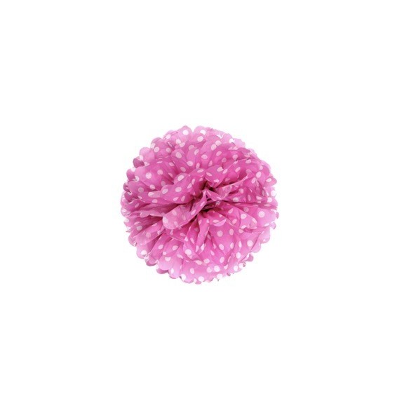 Fluffy Polka 35 Cms Fucsia X 1 Und