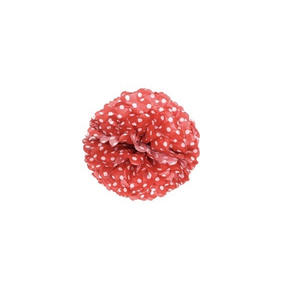 Fluffy Polka 35 Cms Rojo X 1 Und