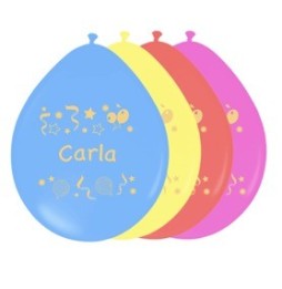 Globo Impreso X 6 Carla