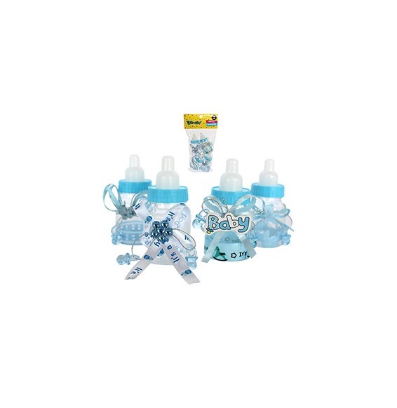 Set Mamadera  Cinta Deco Baby Niño X 4