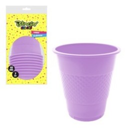 Vaso De 7 Oz Lila X 10