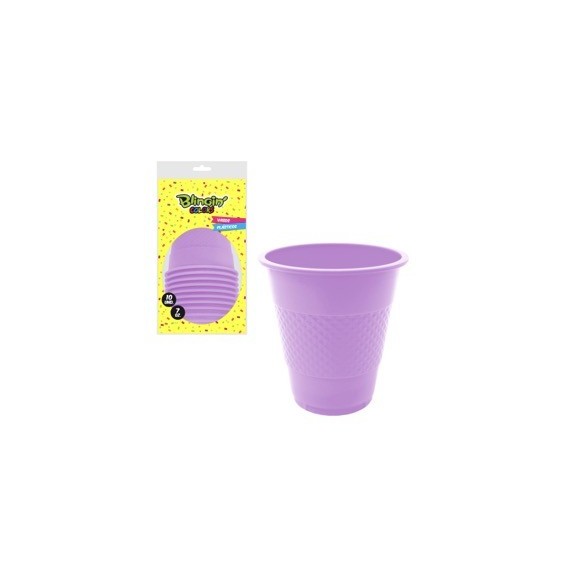 Vaso De 7 Oz Lila X 10