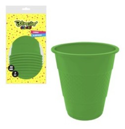 Vaso De 7 Oz Verde X 10