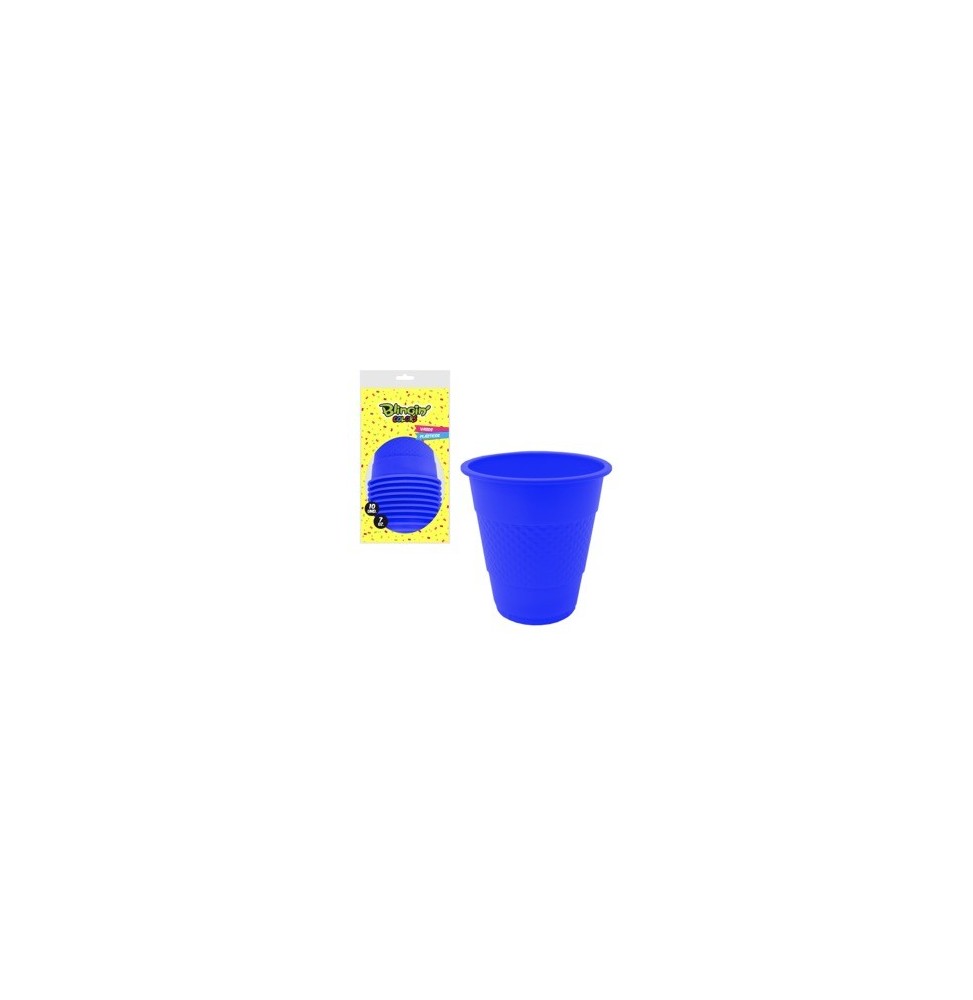 Vaso De 7 Oz Azul X 10