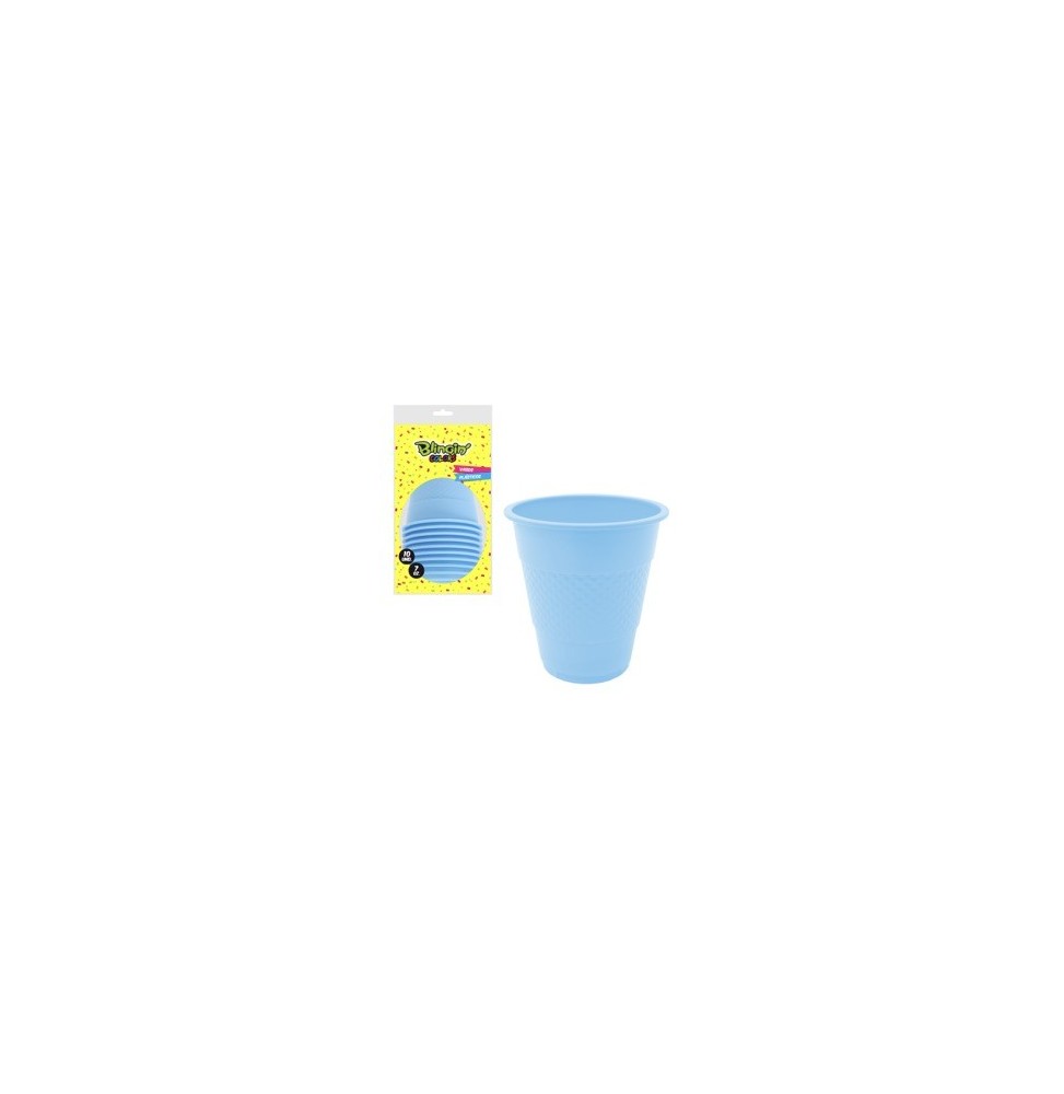 Vaso De 7 Oz Celeste X 10