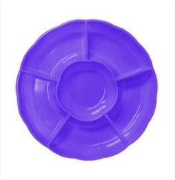 Bandeja Circular Color Morado X 3