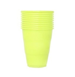 Vaso 7Oz X 10 Color Verde Lima