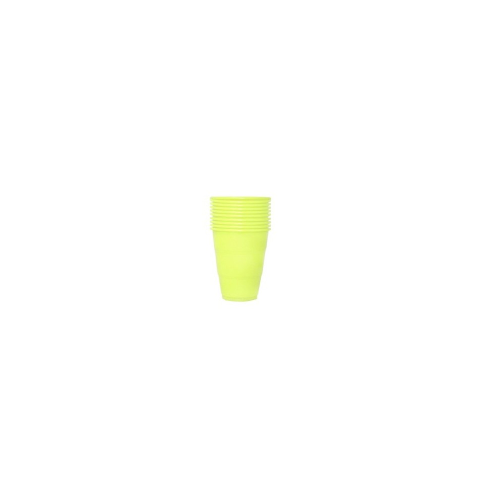 Vaso 7Oz X 10 Color Verde Lima