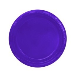 Platos 9 X 10 Color Morado