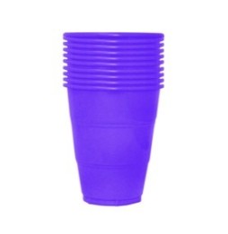 Vaso 7Oz X 10 Color Morado