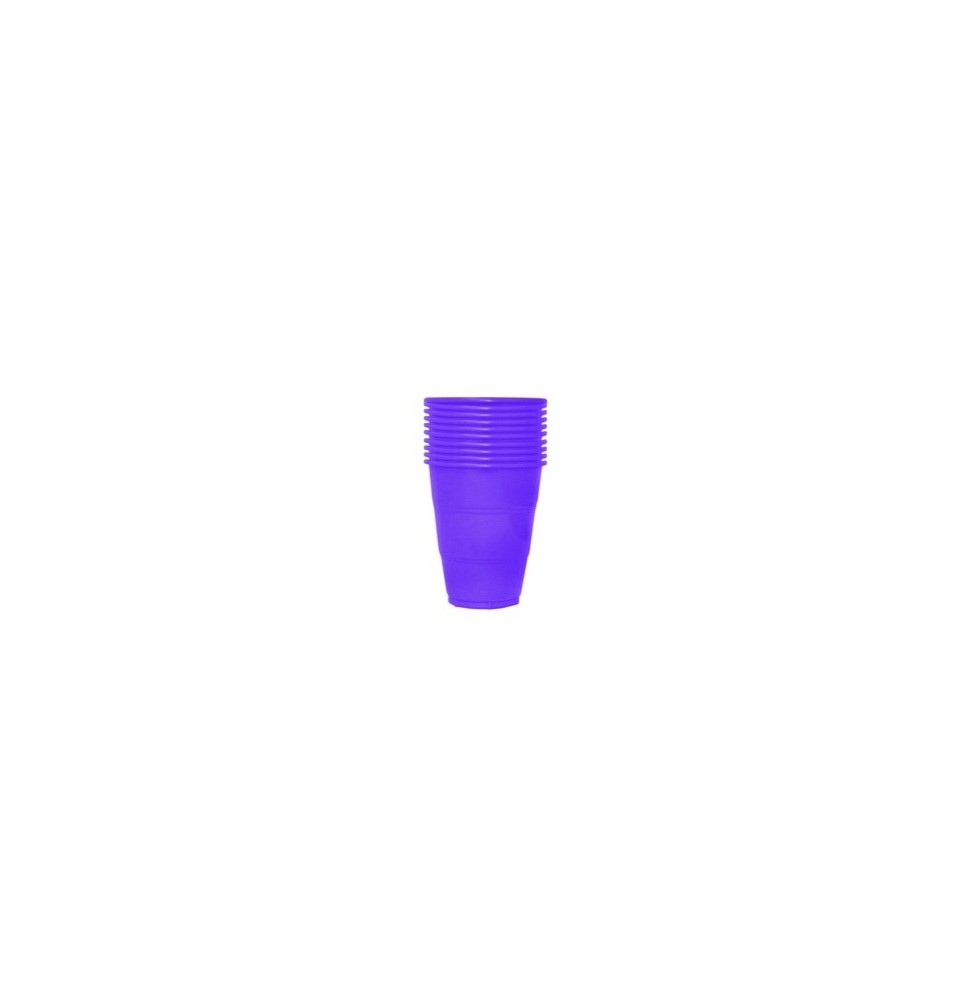 Vaso 7Oz X 10 Color Morado