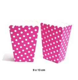 Porta Cabritas X 6 Polka Fucsia