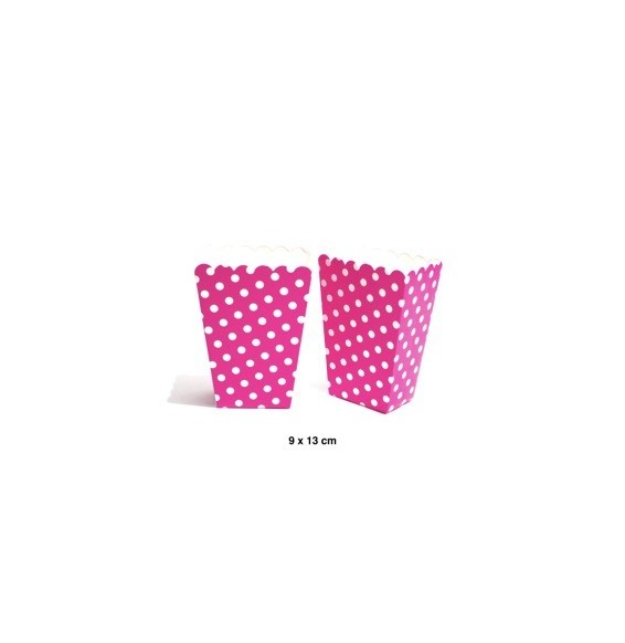 Porta Cabritas X 6 Polka Fucsia